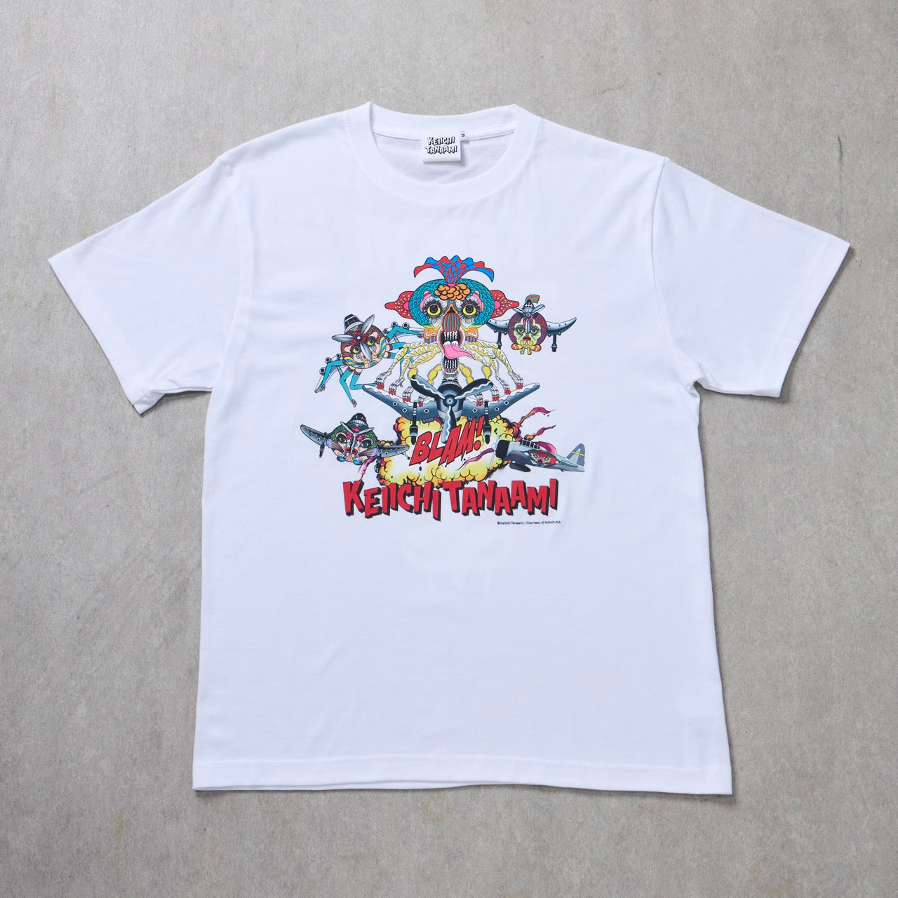 Tシャツ White 金魚　